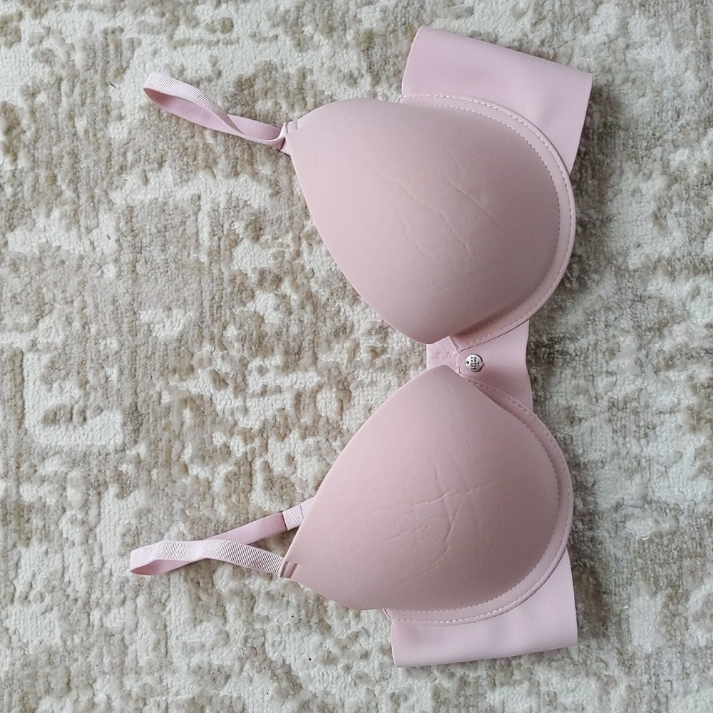 NWOT Lucky Brand Demi Style Underwire Padded Bra 36C Mauve Pink